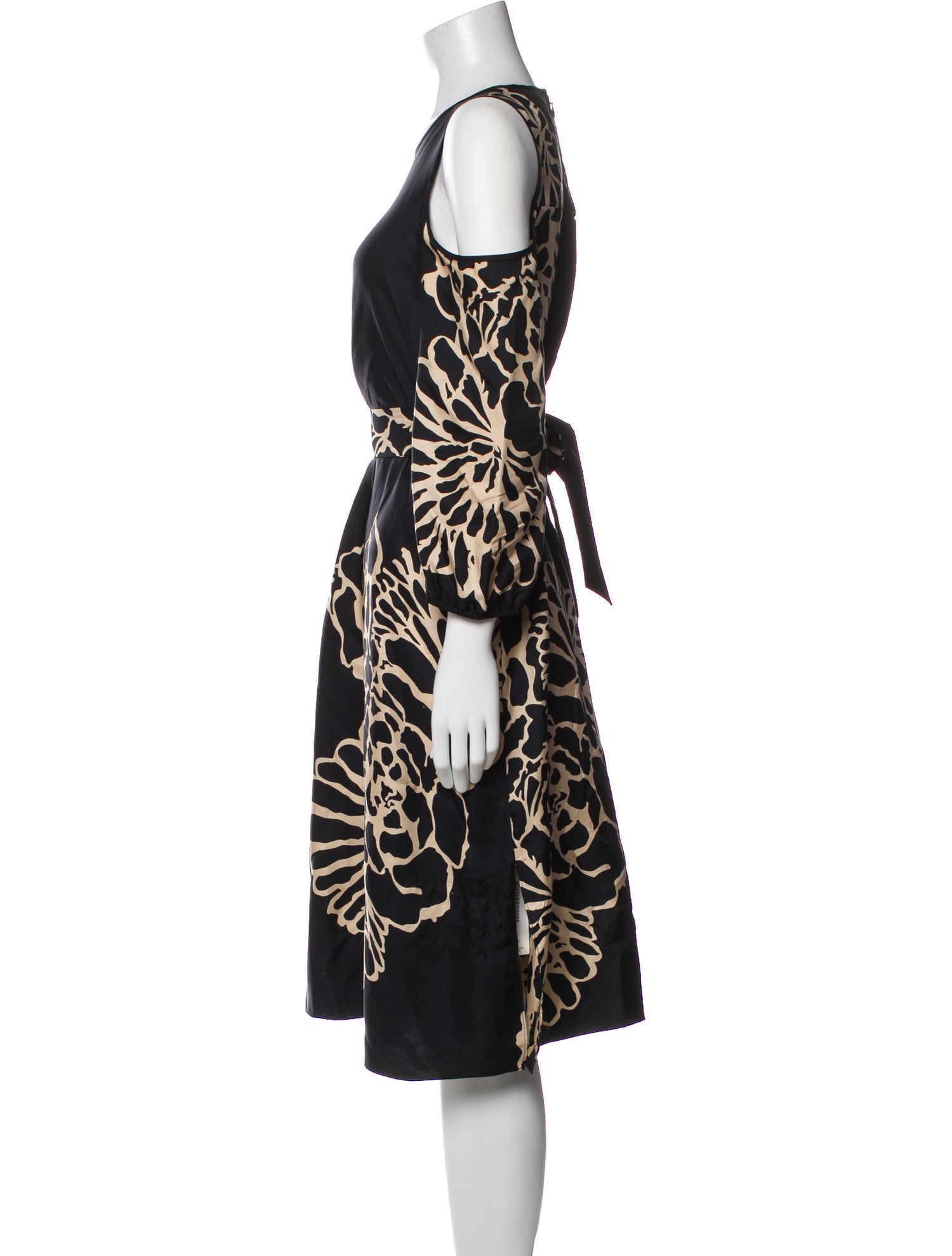 Tibi Silk Midi Length Dress