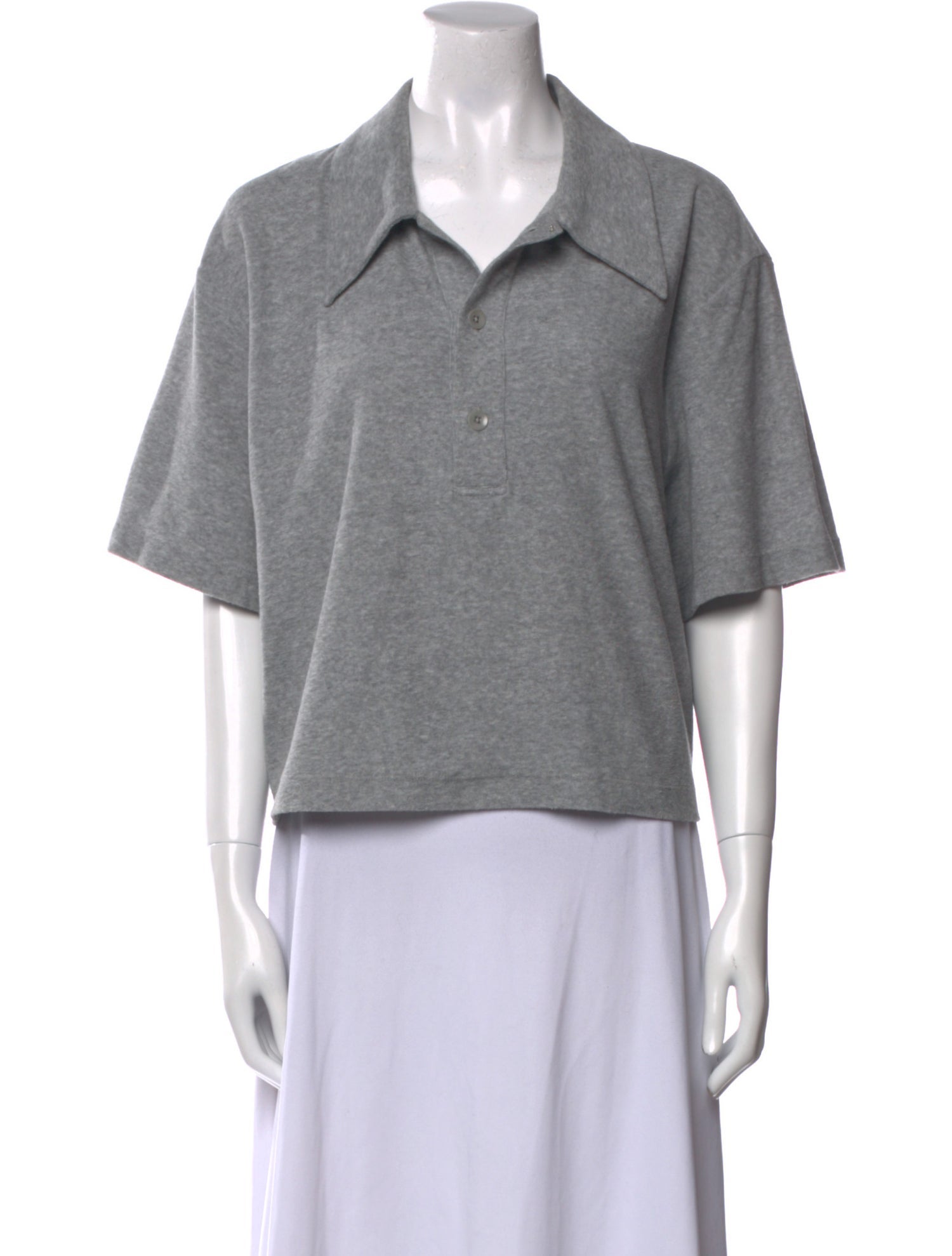 Tibi Short Sleeve Polo