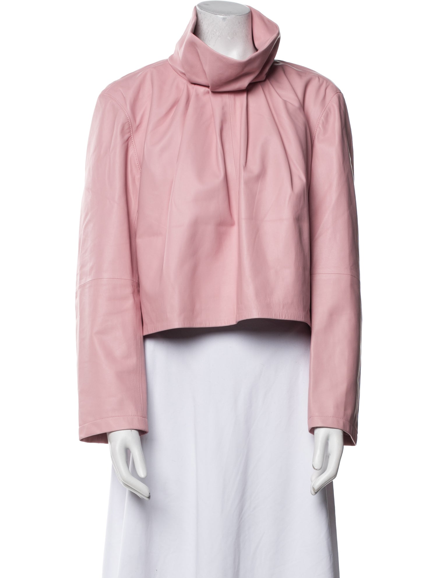 Tibi Lamb Leather Jacket