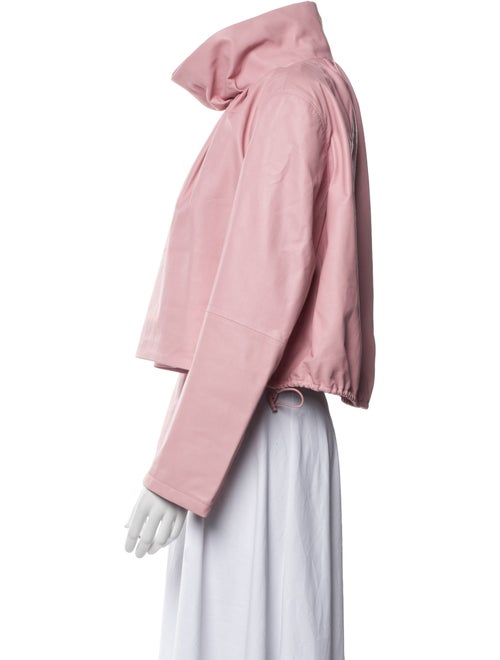 Tibi Lamb Leather Jacket