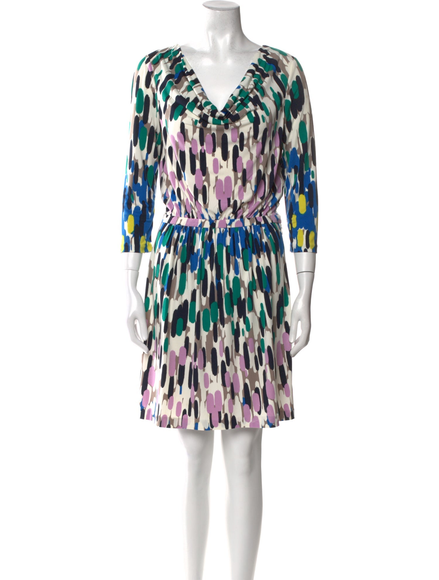 Tibi Printed Mini Dress