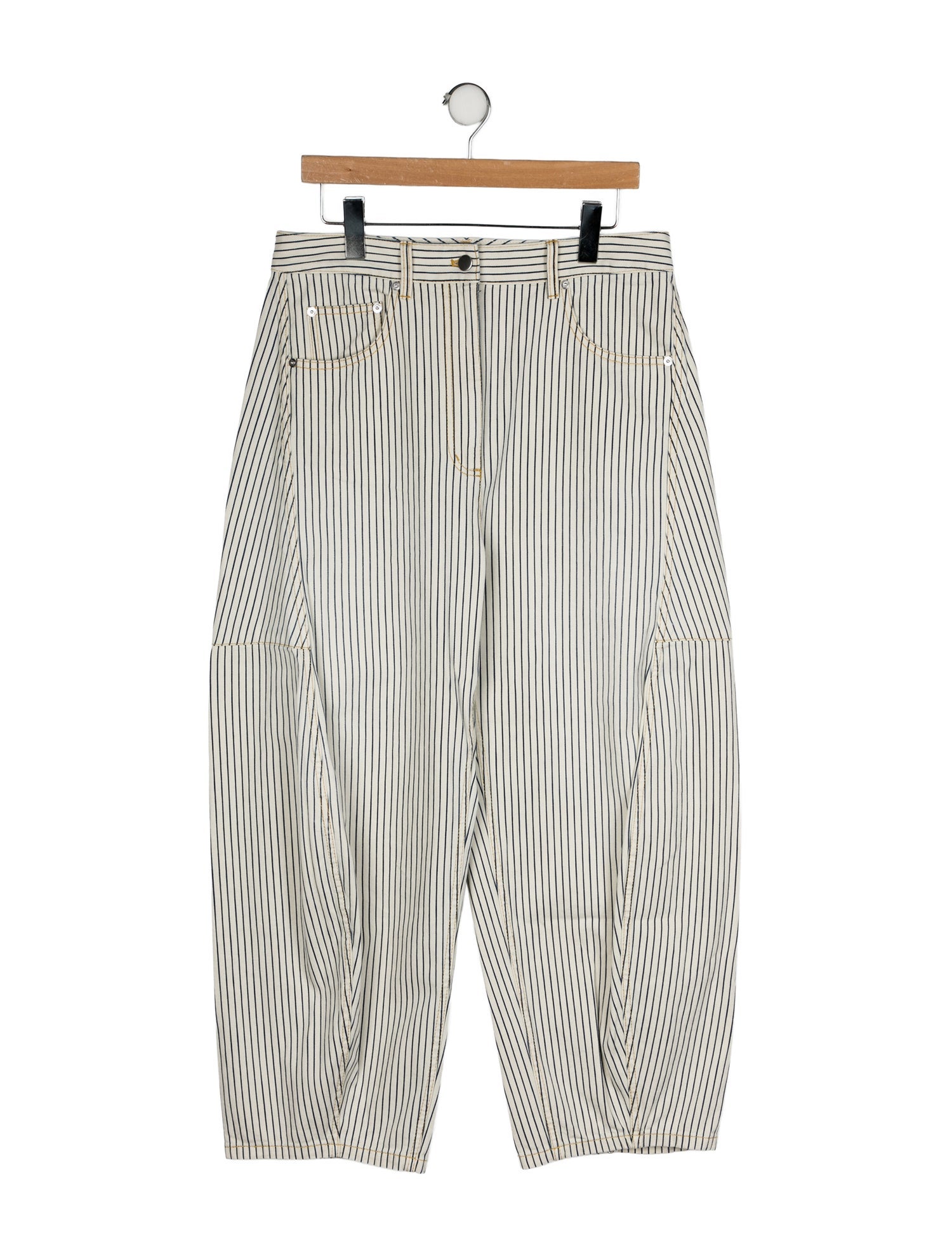 Tibi High-Rise Wide Leg Jeans