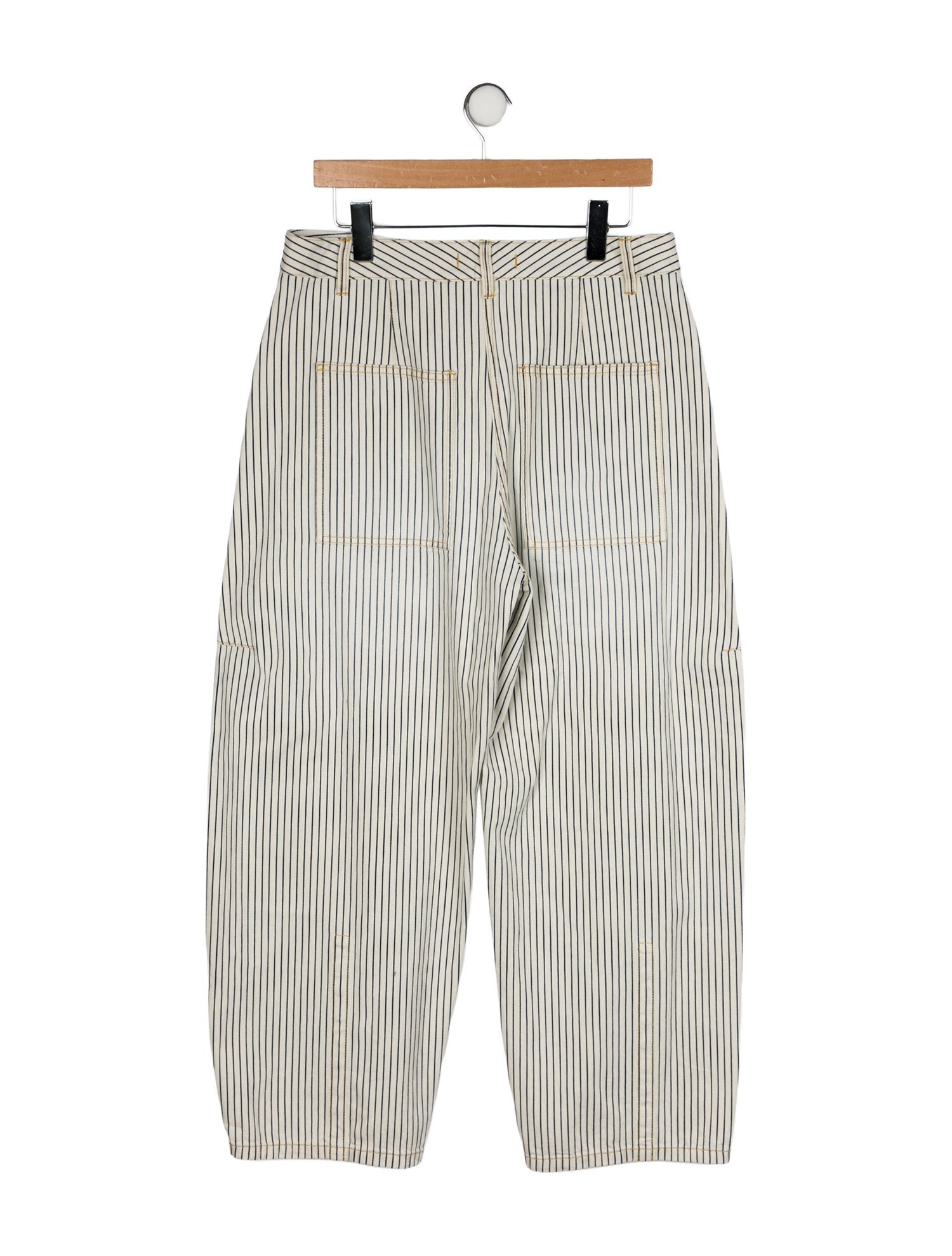 Tibi High-Rise Wide Leg Jeans