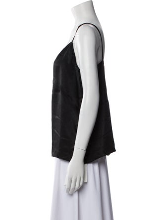 Tibi V-Neck Sleeveless Top