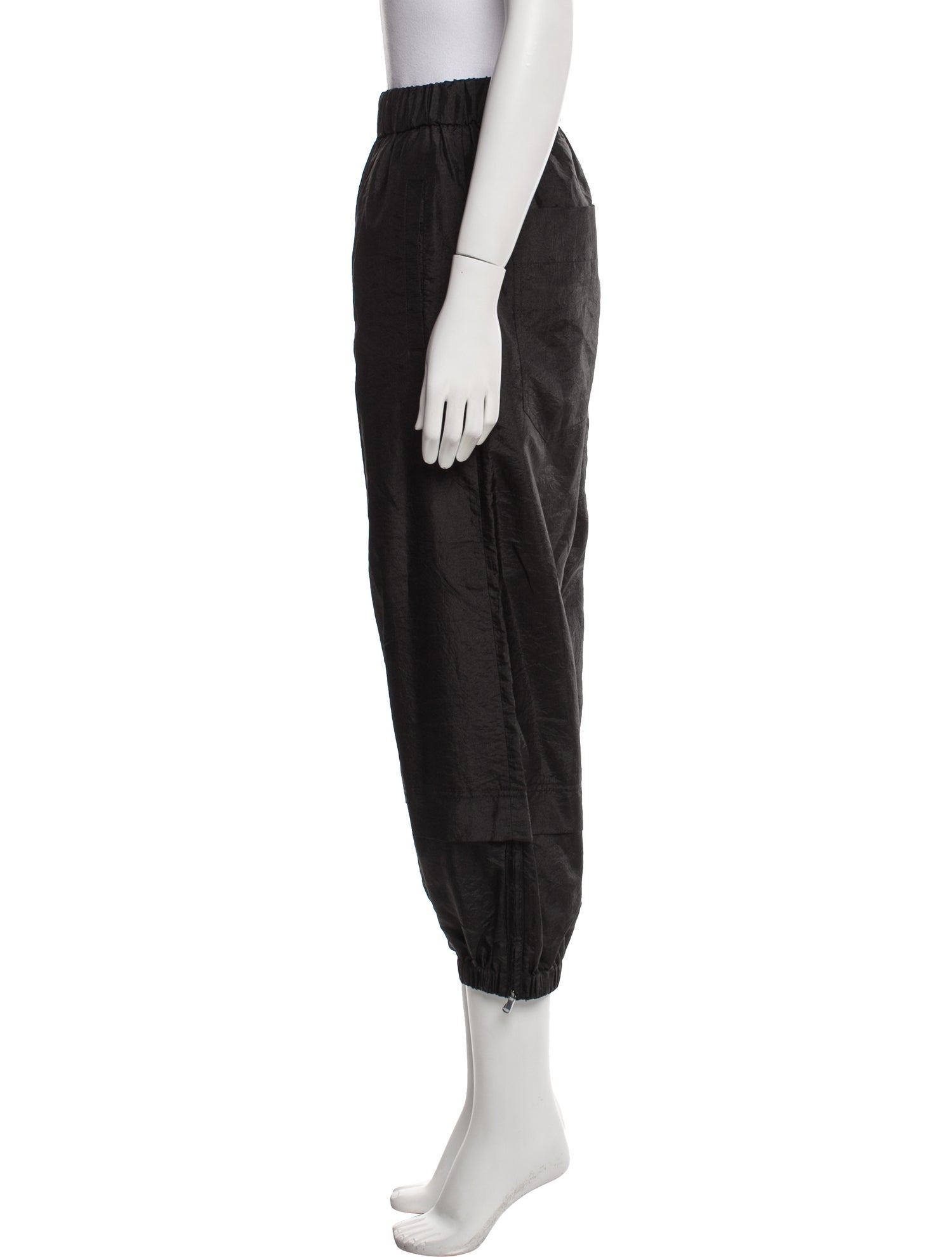 Tibi Nylon Straight Leg Pants