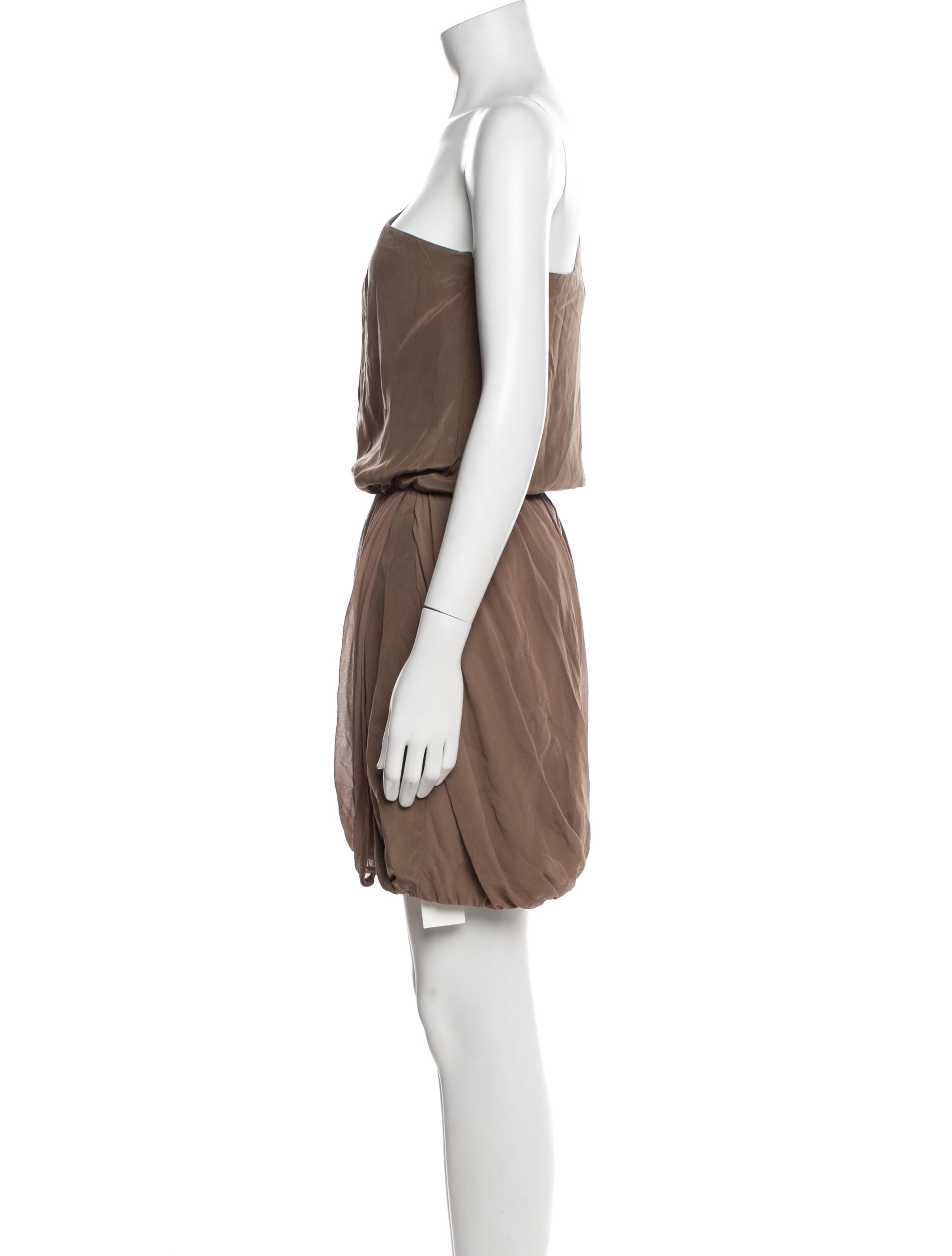 Tibi Silk Knee-Length Dress