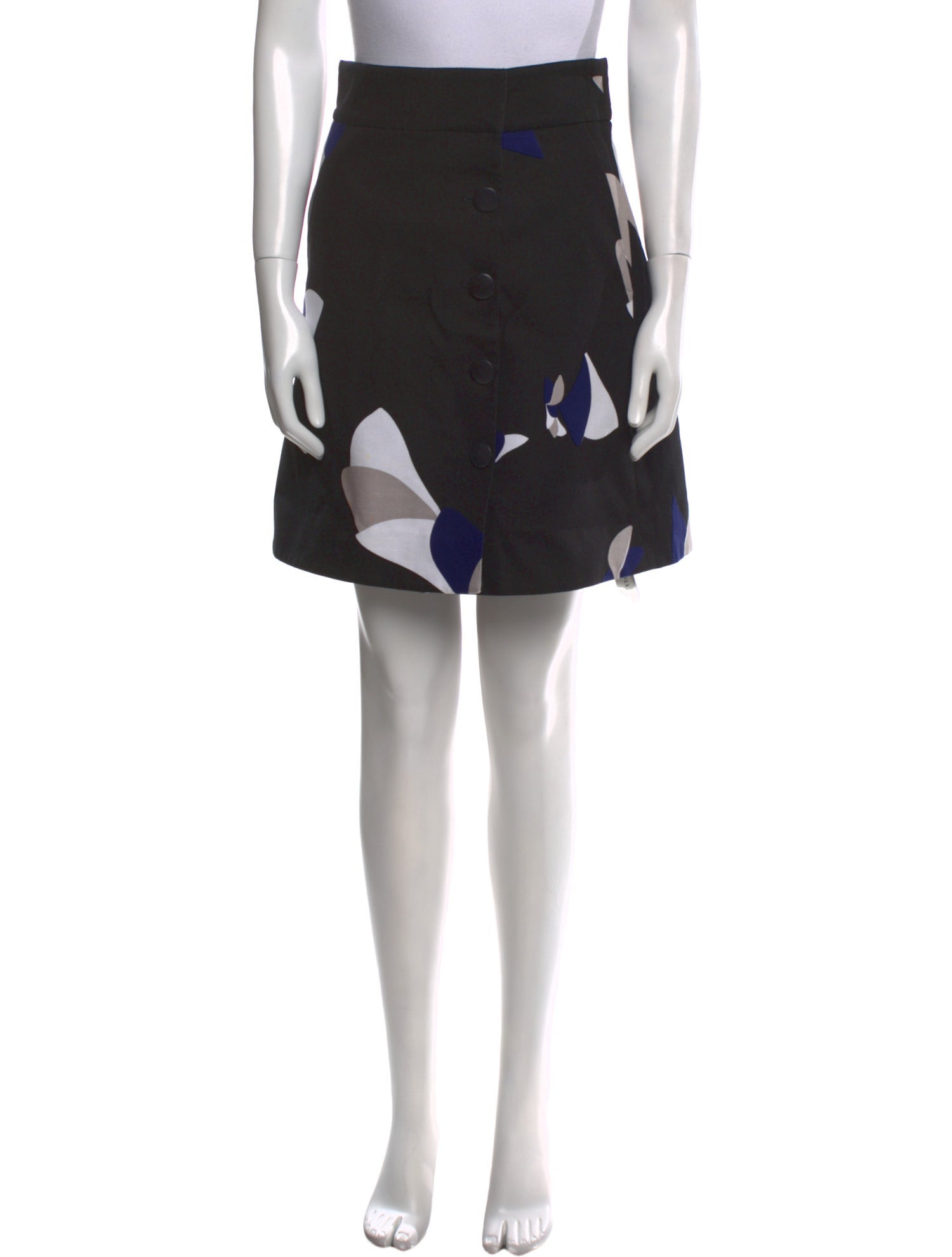 Tibi Printed Knee-Length Skirt