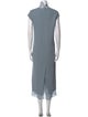 Tibi Wool Long Dress