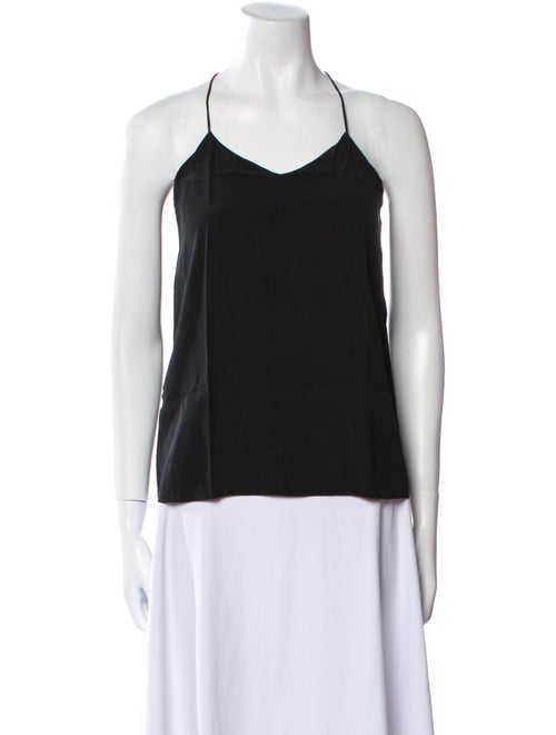 Tibi Silk V-Neck Top