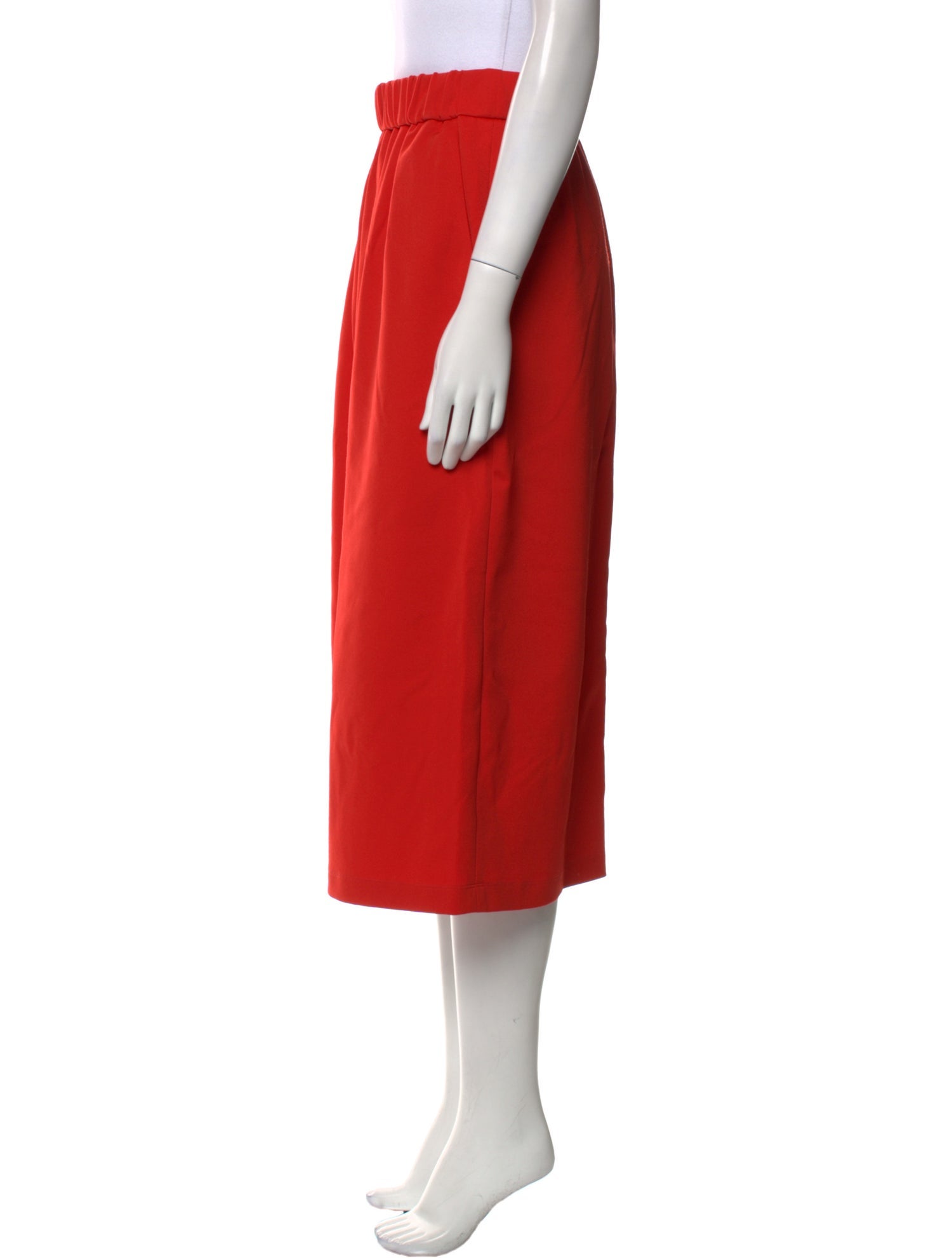 Tibi Pleated Accents Midi Length Skirt