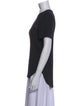 Tibi Crew Neck Short Sleeve T-Shirt