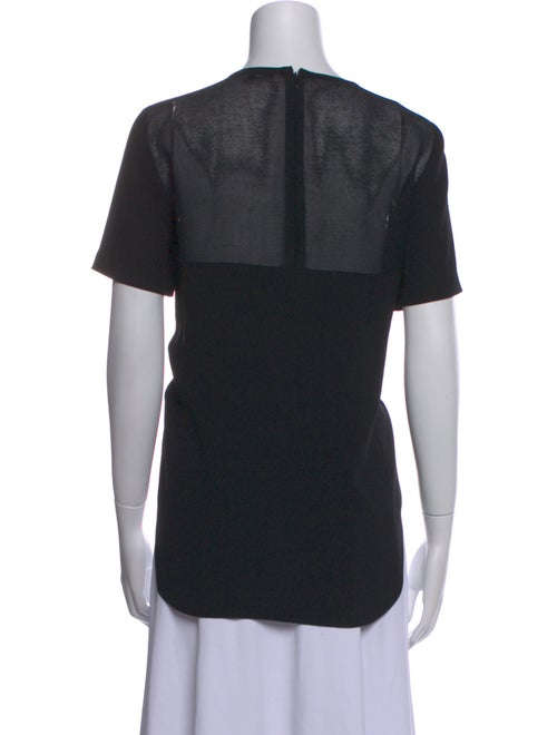 Tibi Crew Neck Short Sleeve T-Shirt