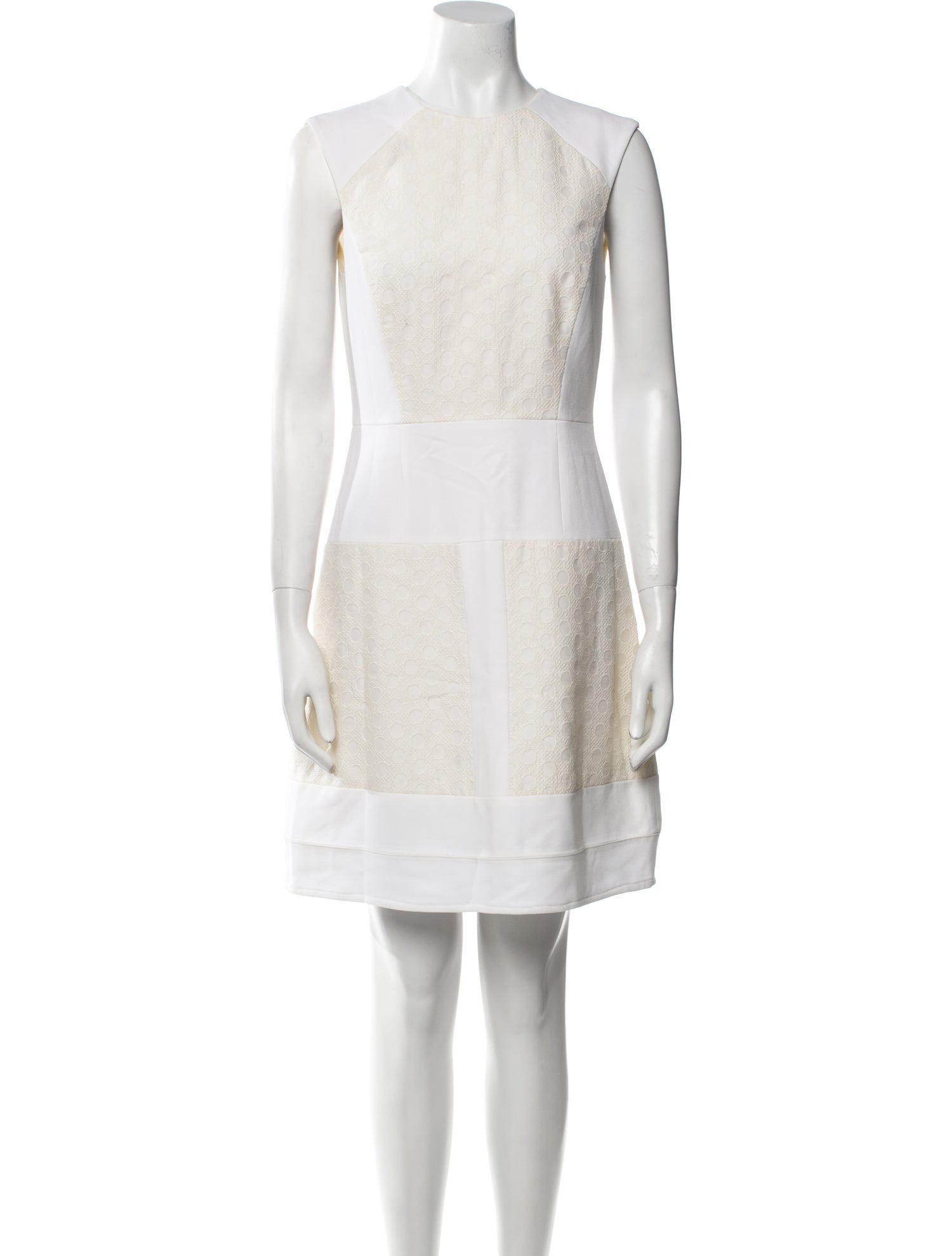 Tibi Crew Neck Mini Dress