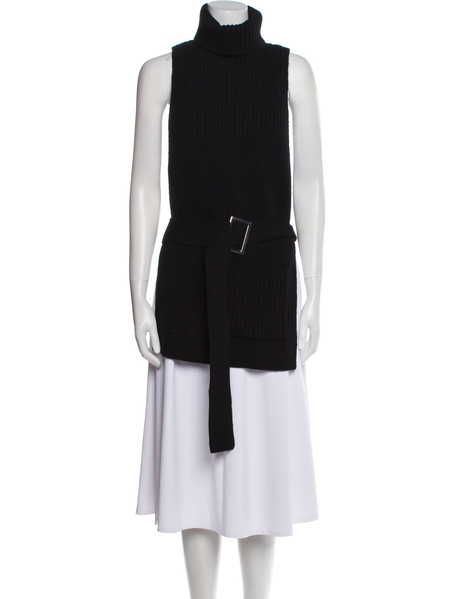 Tibi Merino Wool Turtleneck Sweater