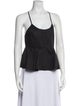 Tibi Scoop Neck Sleeveless Top