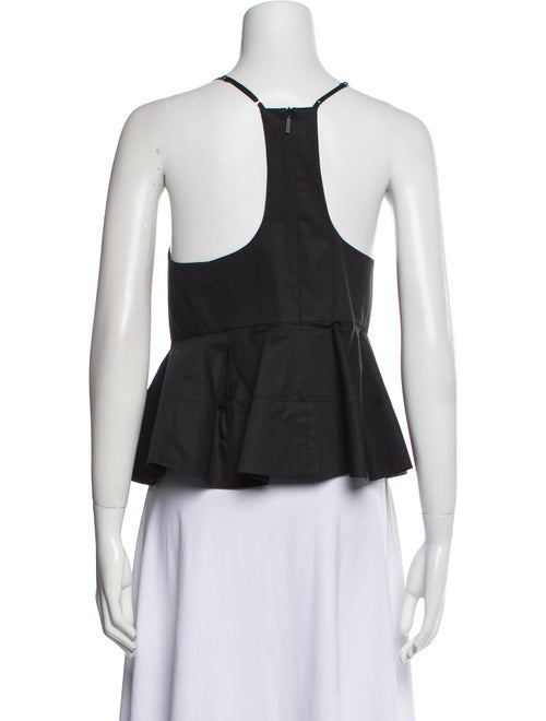 Tibi Scoop Neck Sleeveless Top