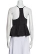 Tibi Scoop Neck Sleeveless Top