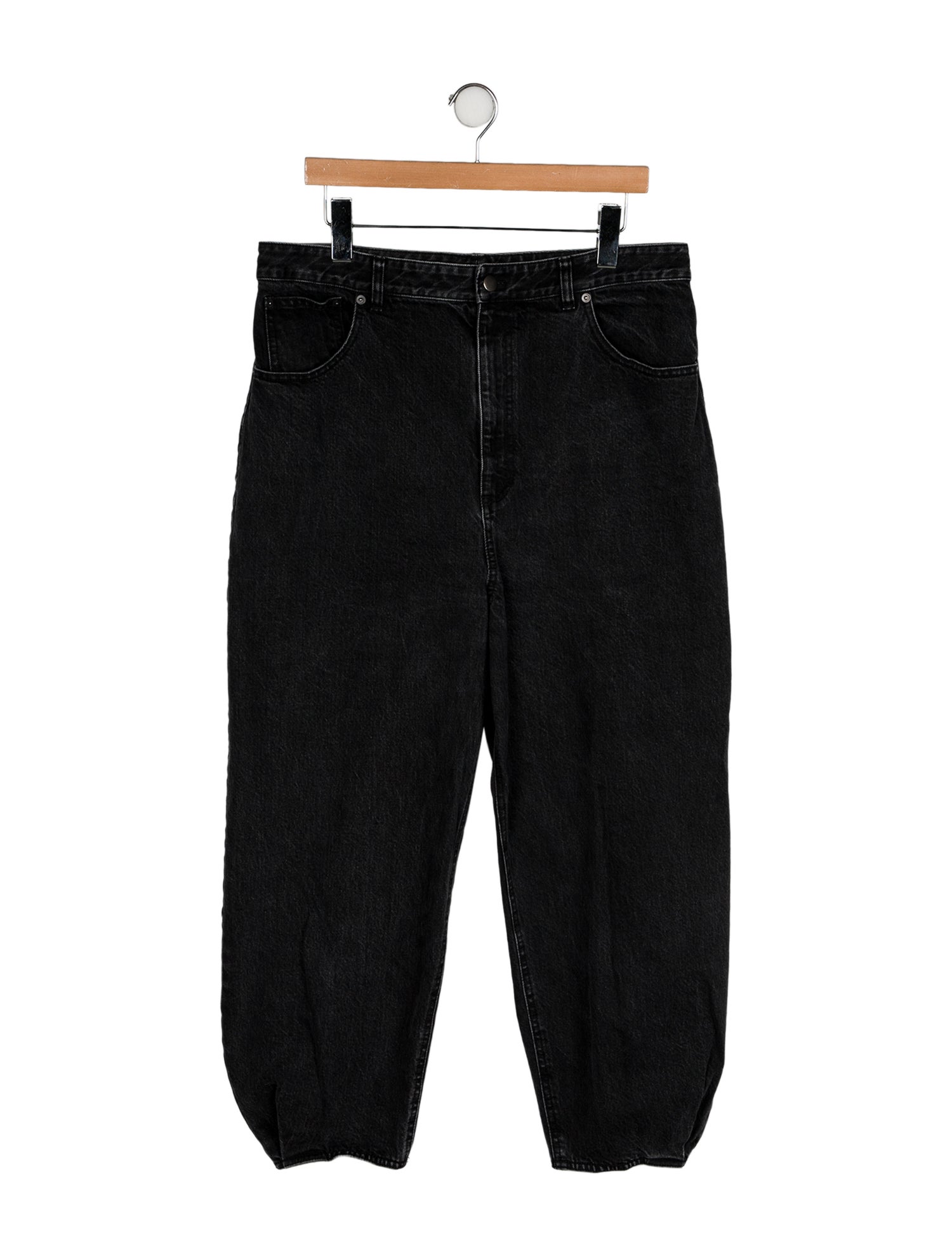 Tibi High-Rise Straight Leg Jeans