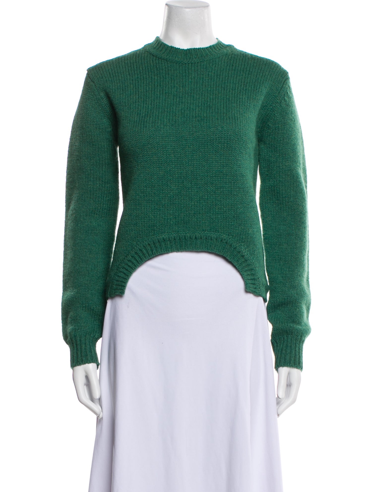 Tibi Wool Crew Neck Sweater