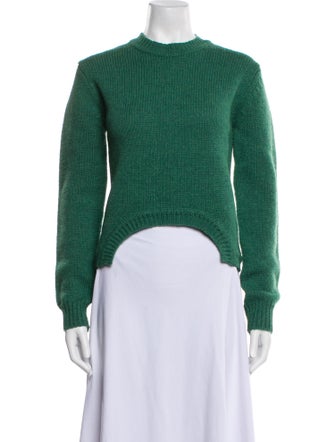 Tibi Wool Crew Neck Sweater