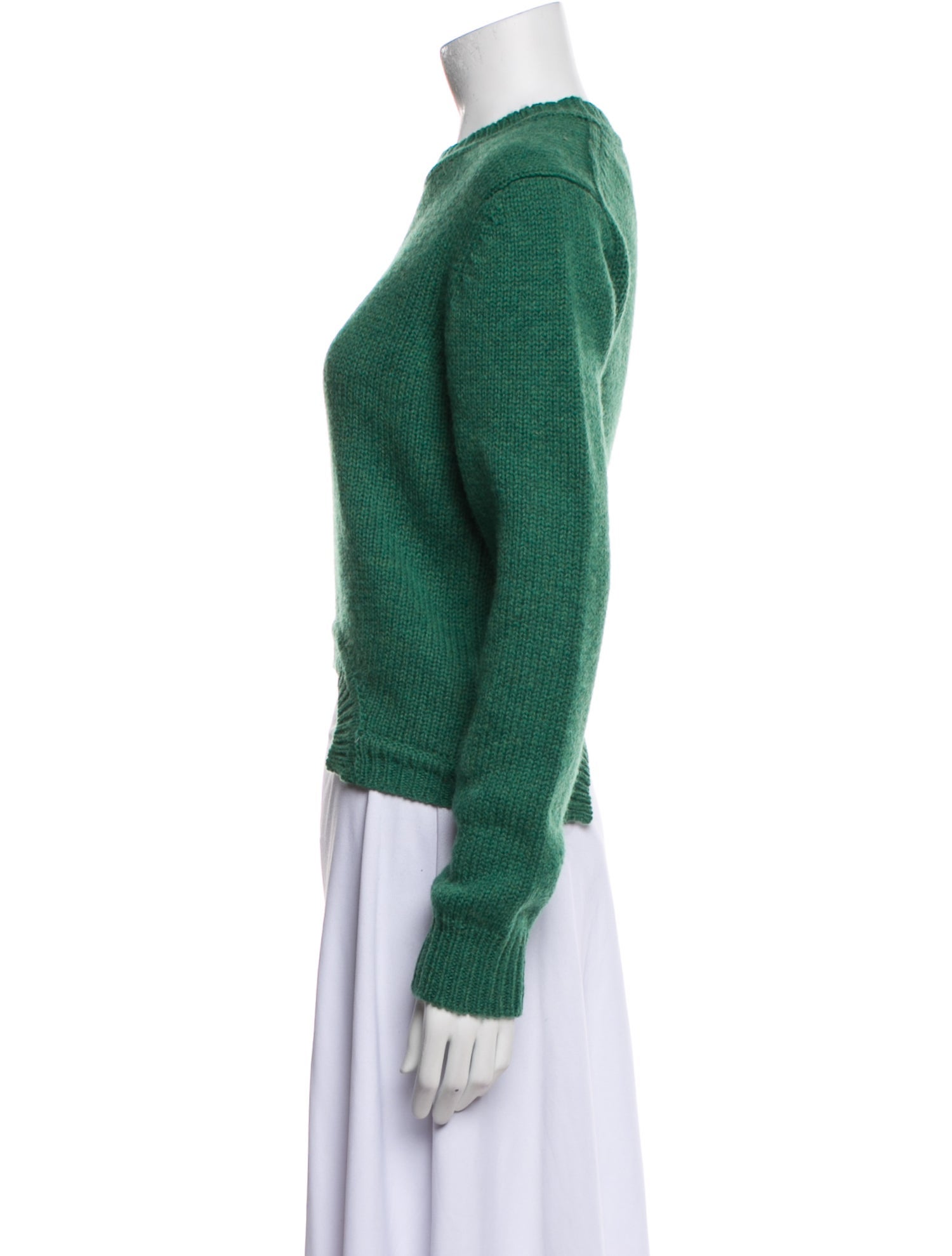 Tibi Wool Crew Neck Sweater