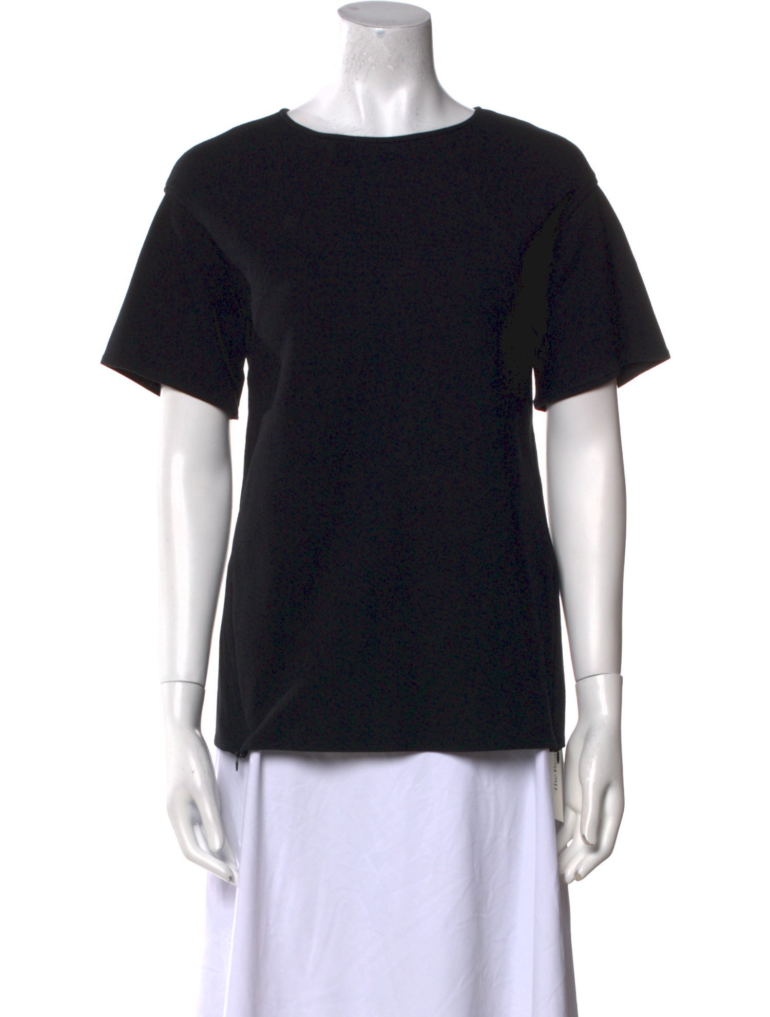 Tibi Crew Neck Short Sleeve T-Shirt