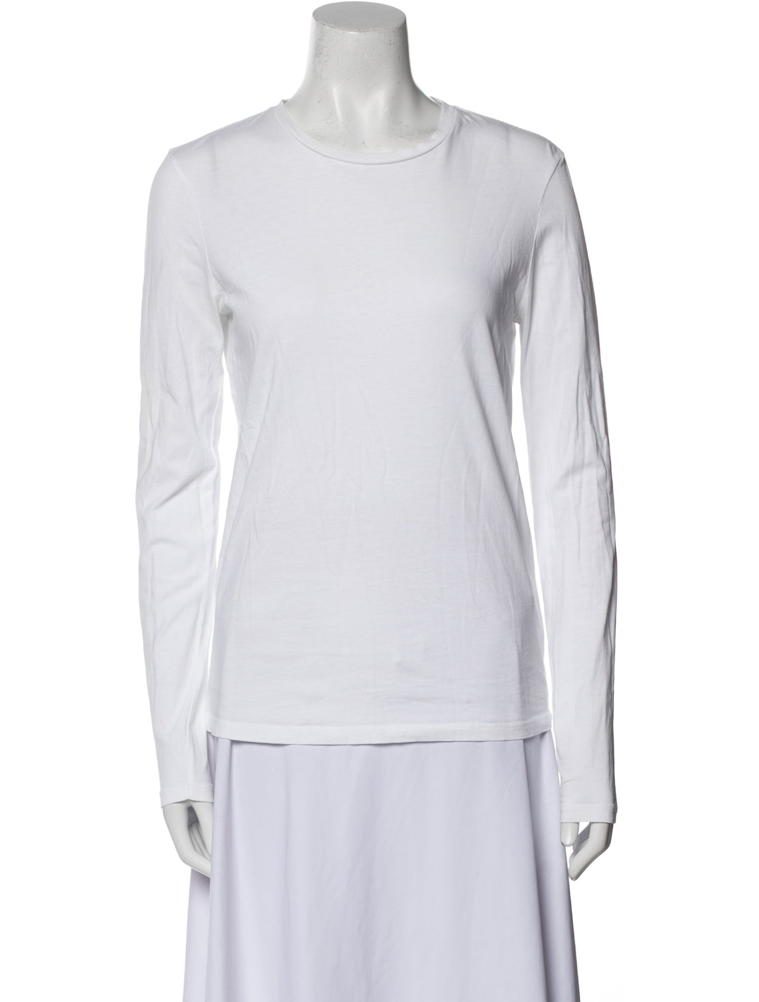 Tibi Crew Neck Long Sleeve Sweatshirt