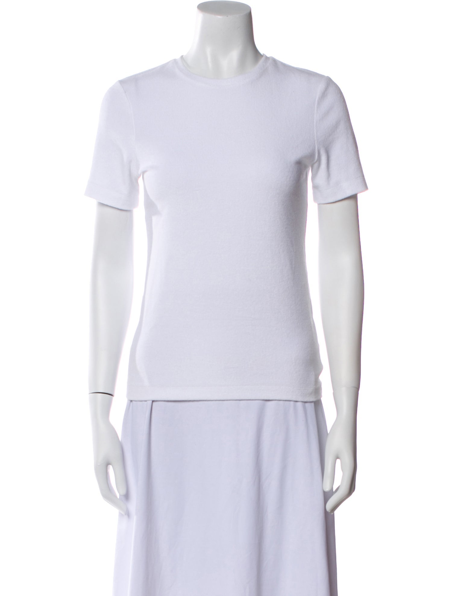 Tibi Crew Neck Short Sleeve T-Shirt