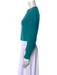 Tibi Crew Neck Long Sleeve Sweatshirt