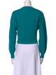 Tibi Crew Neck Long Sleeve Sweatshirt