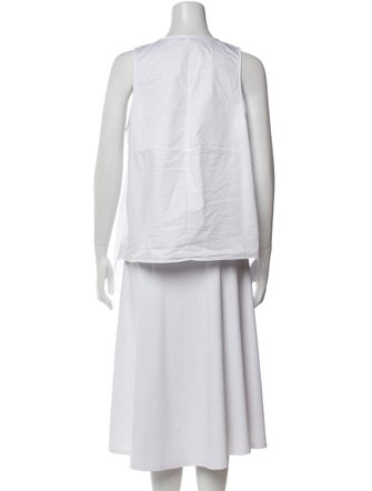 Tibi Scoop Neck Sleeveless Tunic