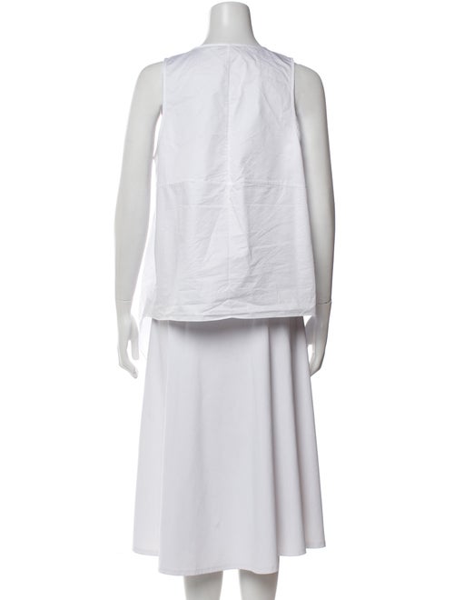 Tibi Scoop Neck Sleeveless Tunic