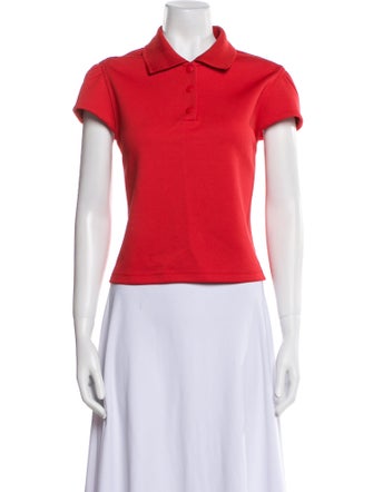 Tibi Short Sleeve Polo