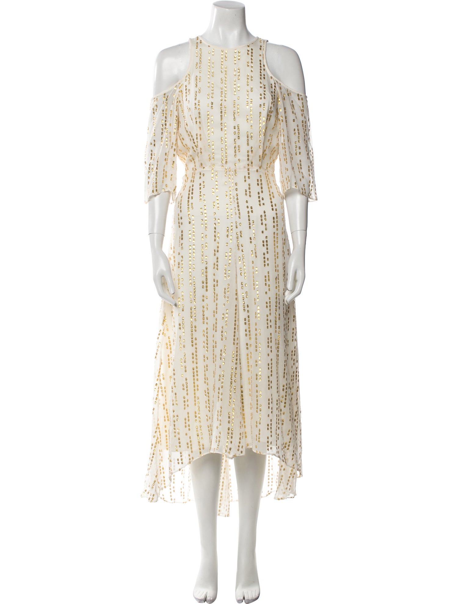 Tibi Silk Long Dress