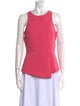 Tibi Crew Neck Sleeveless Top