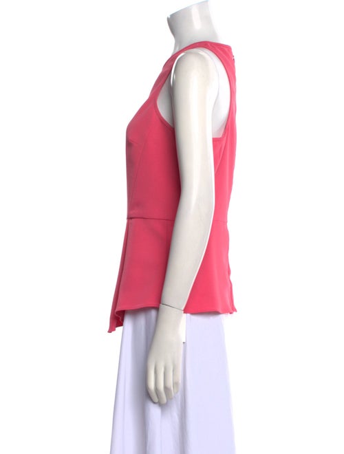 Tibi Crew Neck Sleeveless Top