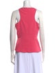 Tibi Crew Neck Sleeveless Top