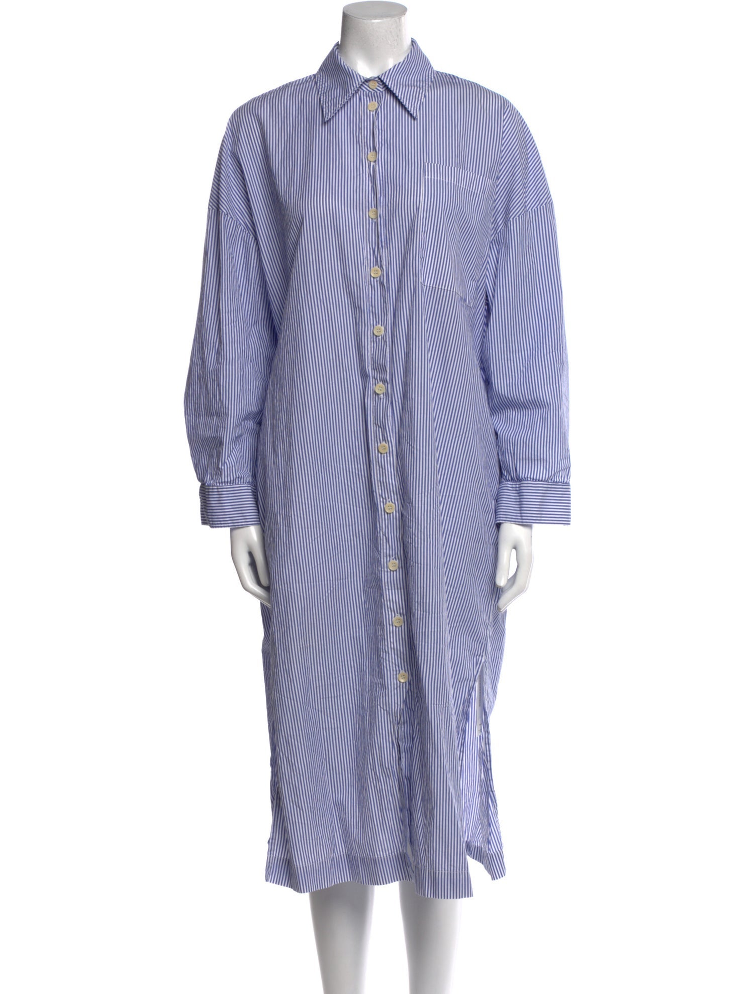 Tibi Striped Midi Length Dress