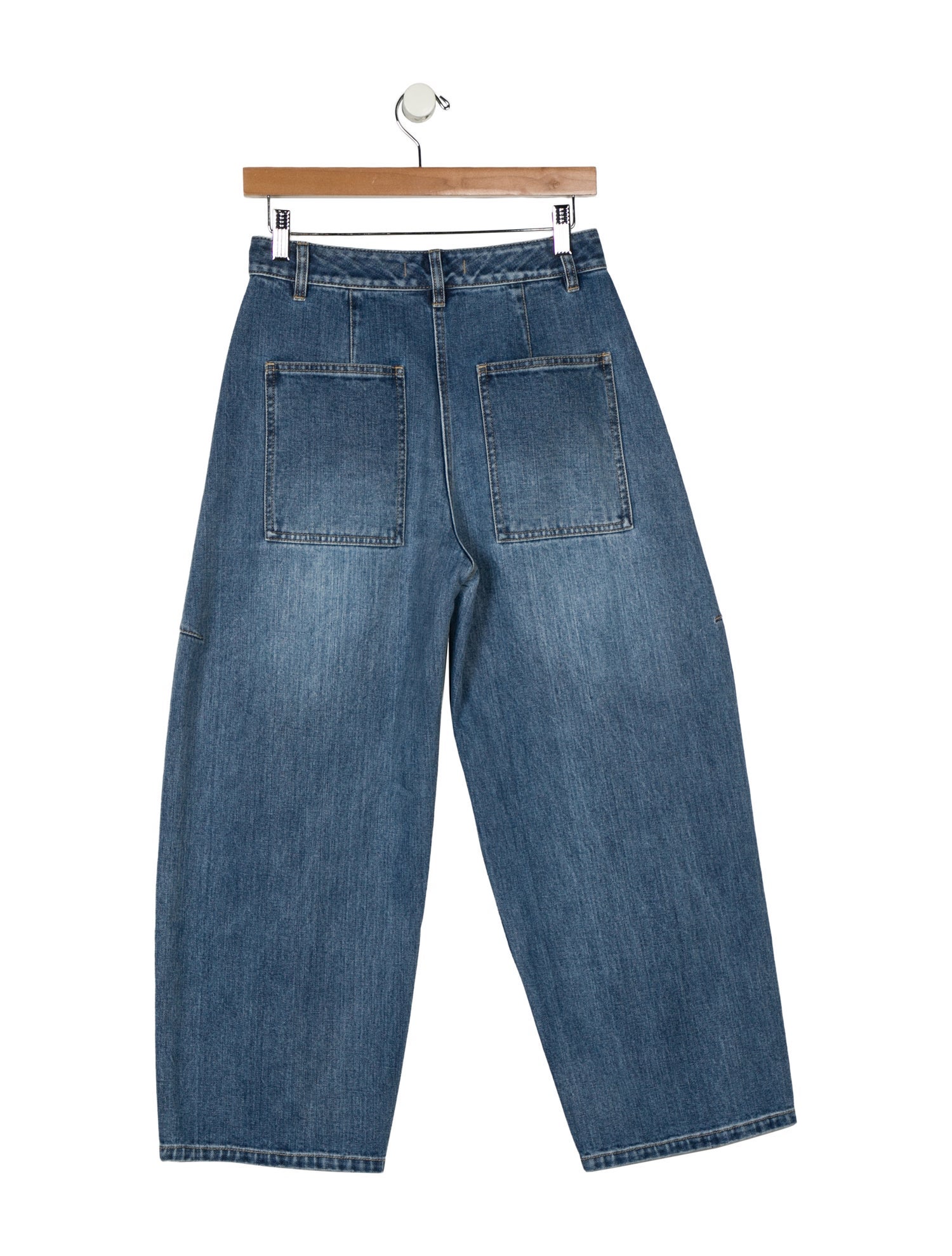 Tibi High-Rise Wide Leg Jeans