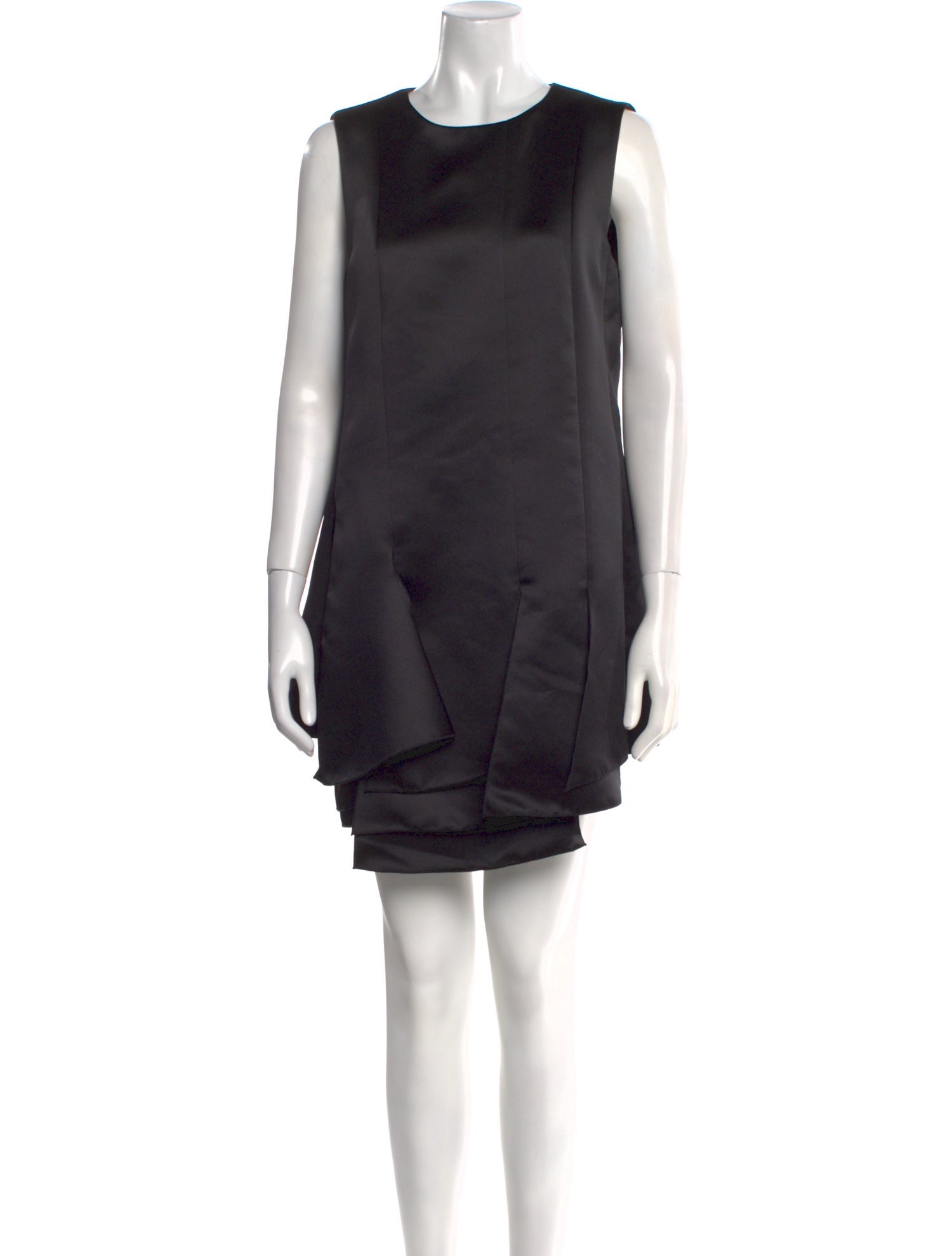 Tibi Scoop Neck Mini Dress