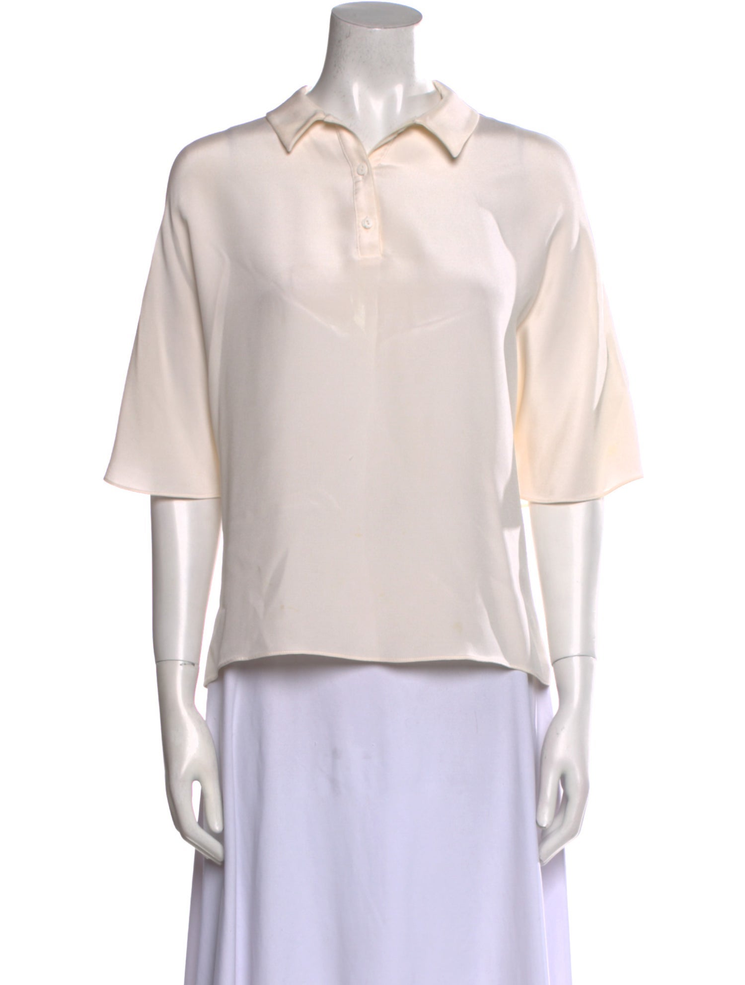 Tibi Short Sleeve Polo