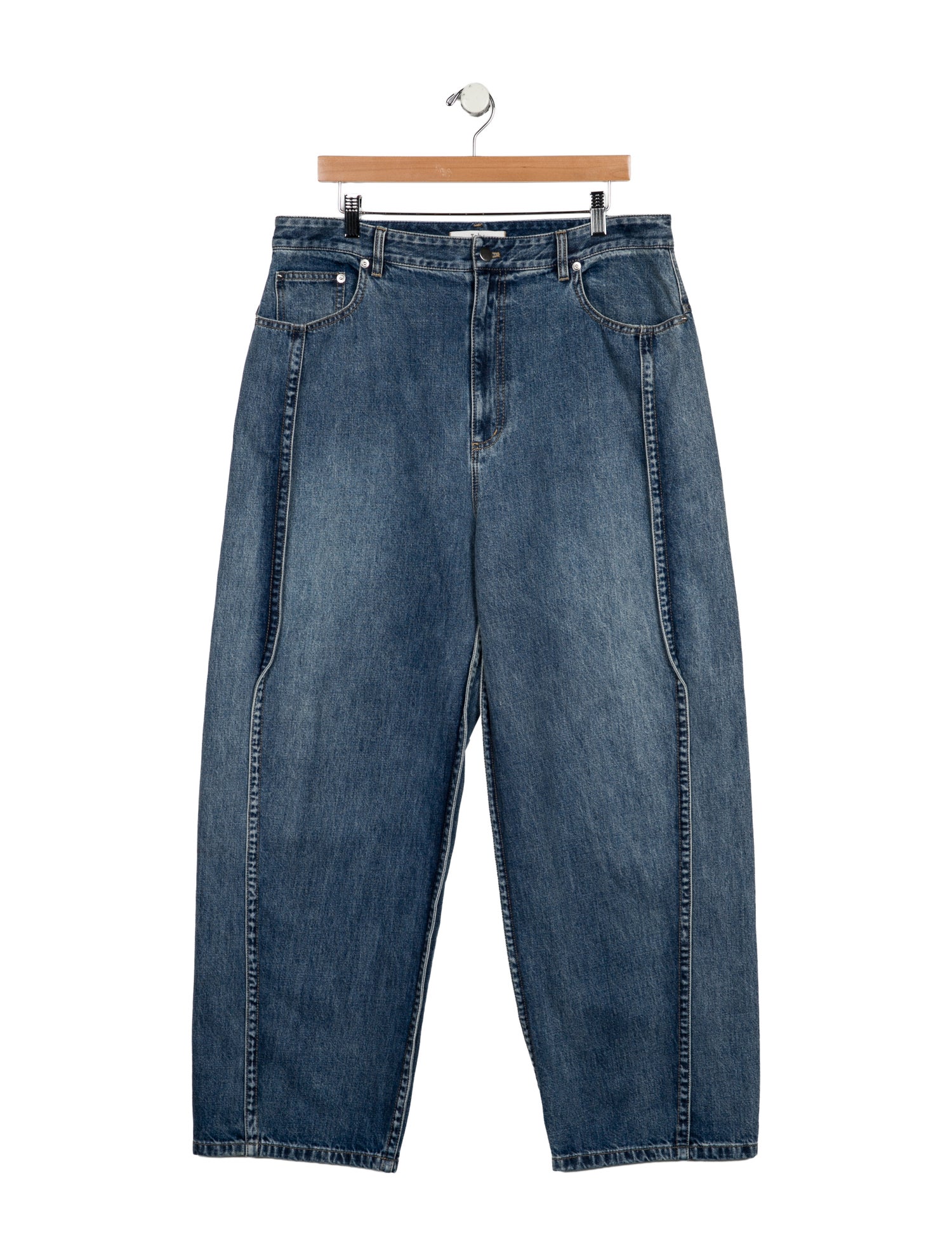 Tibi High-Rise Wide Leg Jeans