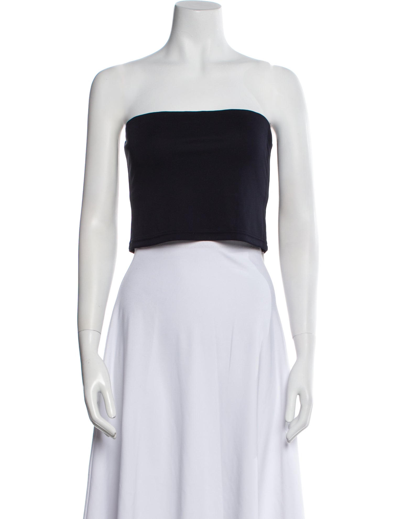 Tibi Strapless Crop Top