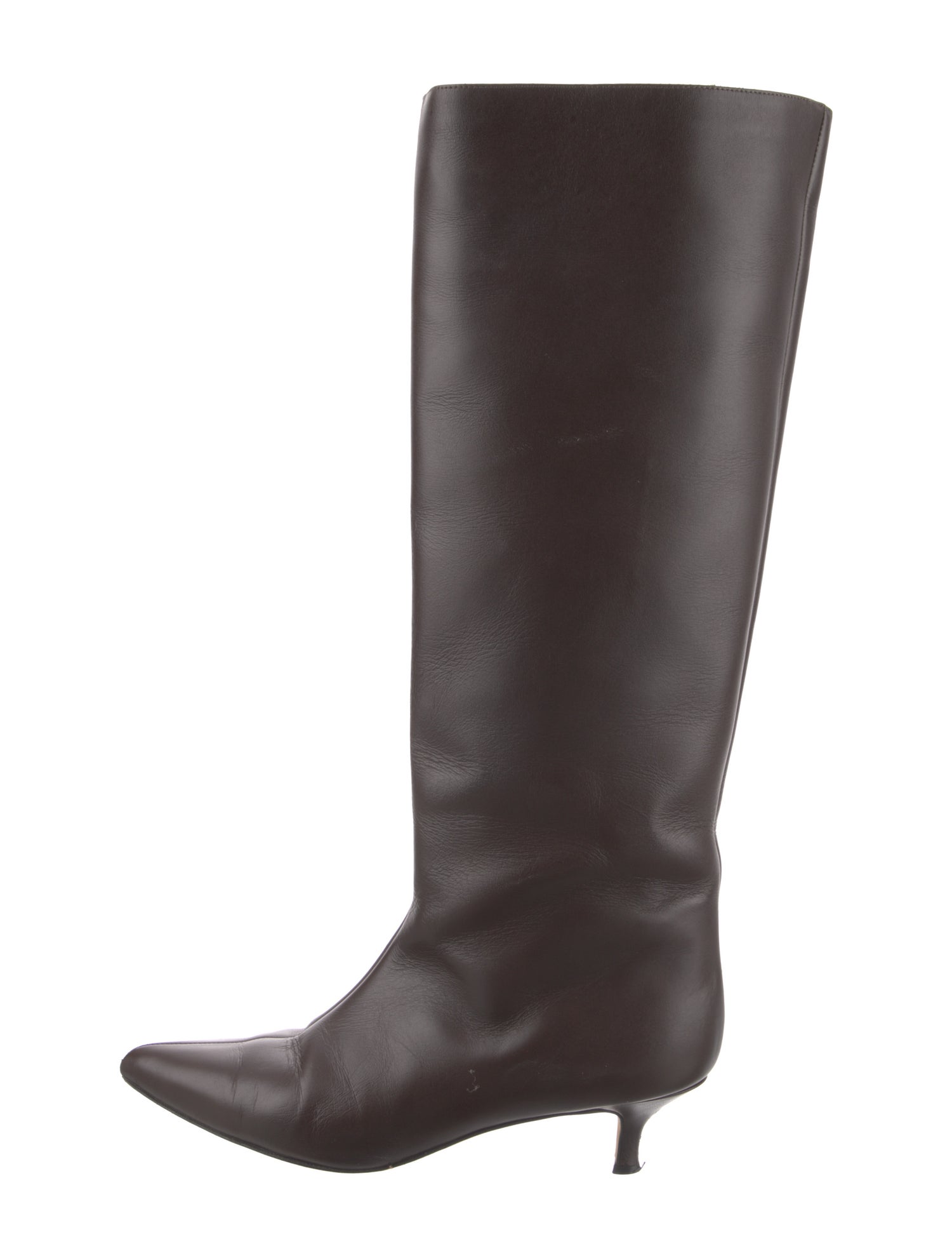 Tibi Leather Riding Boots