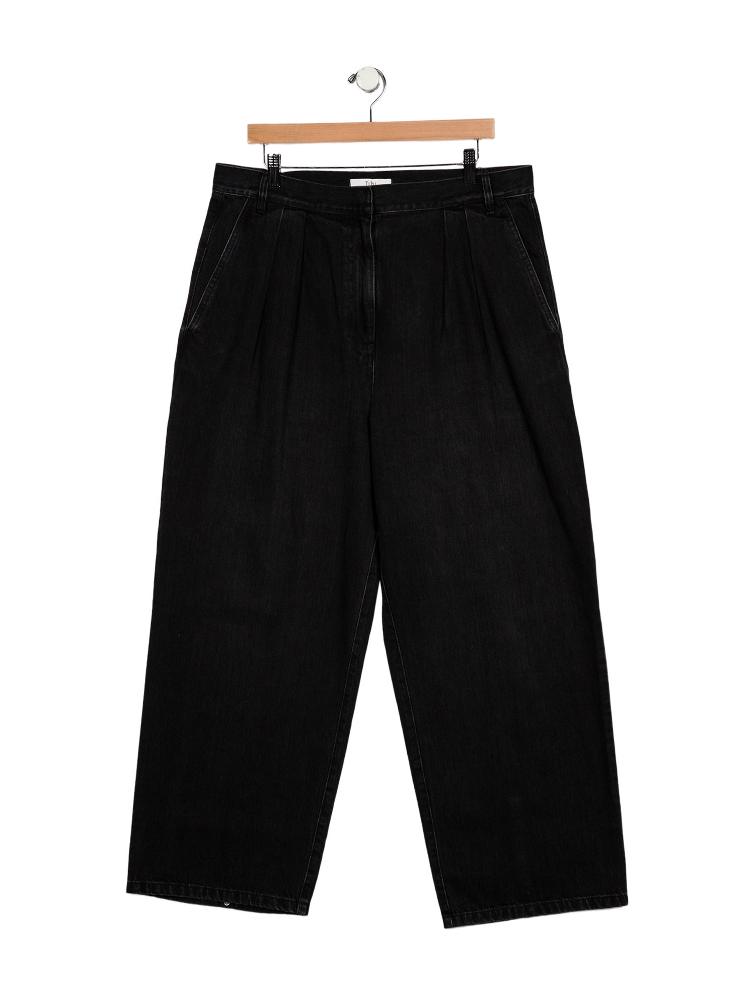 Tibi High-Rise Wide Leg Jeans