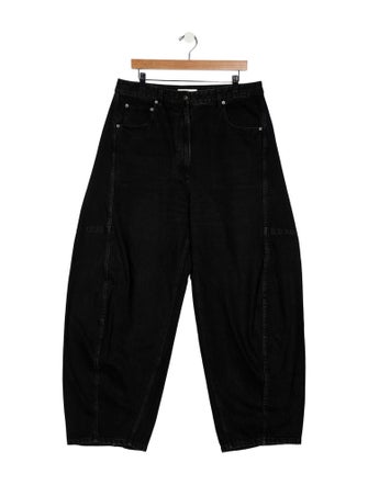 Tibi High-Rise Wide Leg Jeans