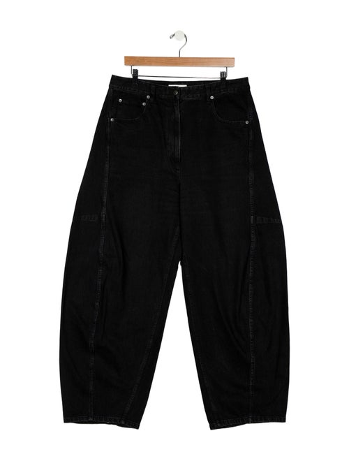 Tibi High-Rise Wide Leg Jeans