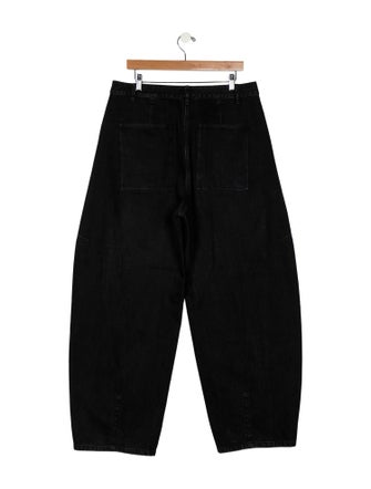 Tibi High-Rise Wide Leg Jeans