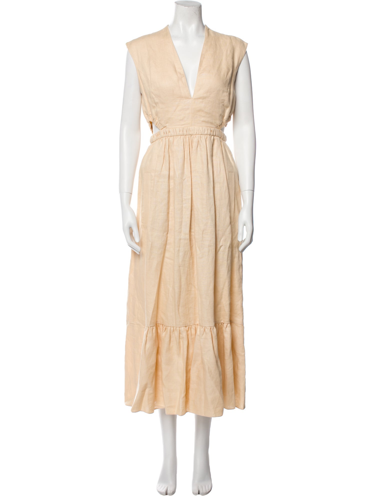 Tibi Linen Long Dress