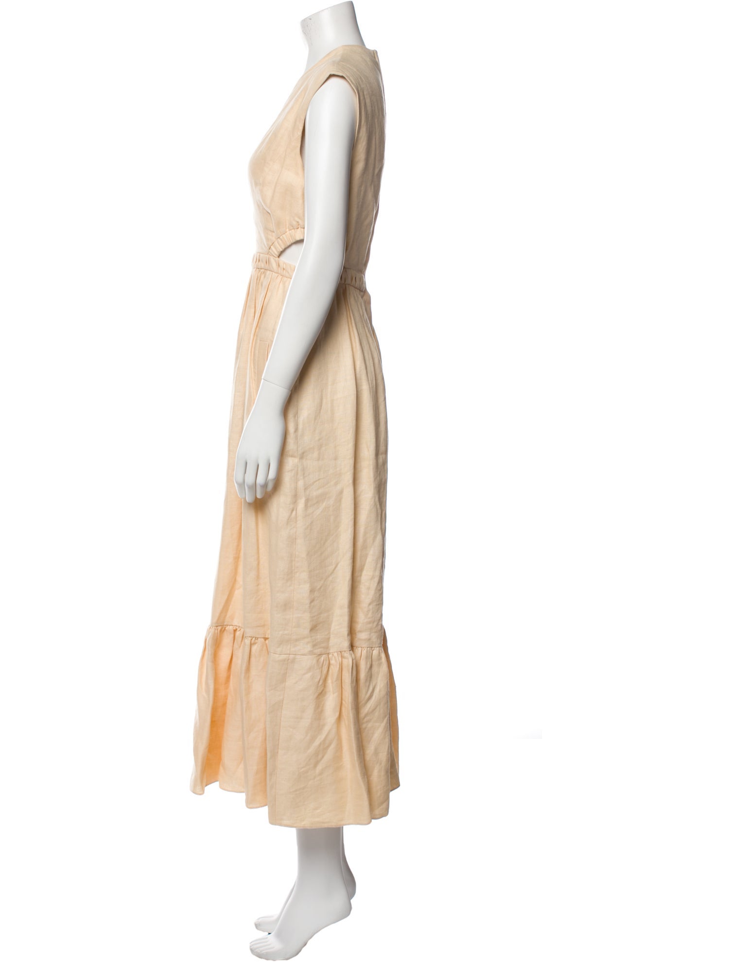 Tibi Linen Long Dress